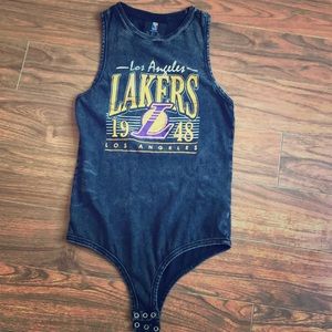 lakers bodysuit